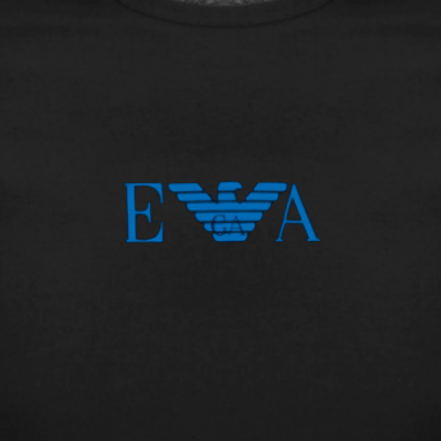 Alternative Image for ProductEmporio Armani Lounge Crew Neck T Shirt Black3